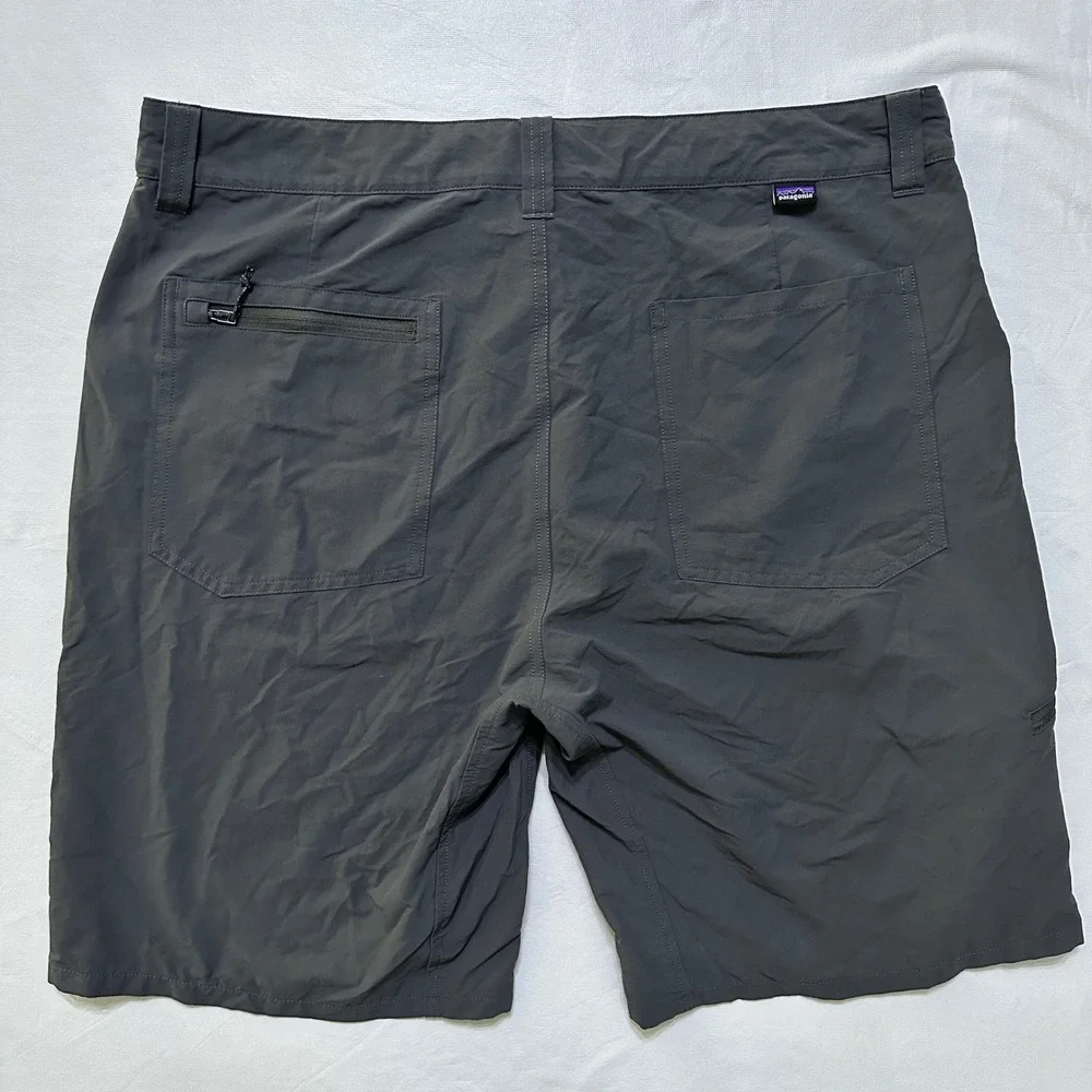 PATAGONIA Quandary Shorts Men's 38 Gray Hiking Travel Stretch Outdoor Climbing